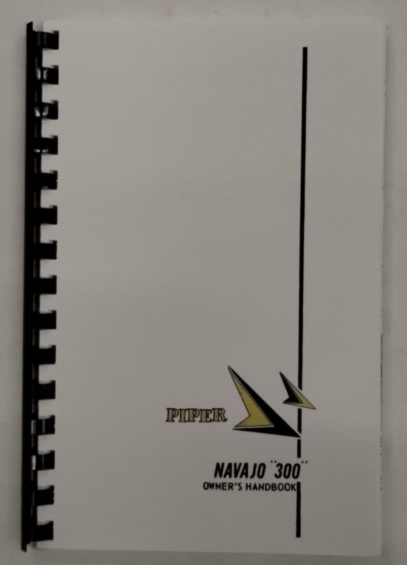 Piper 1968-69 PA-31-300 Owners Handbook 753-780-Reproduction