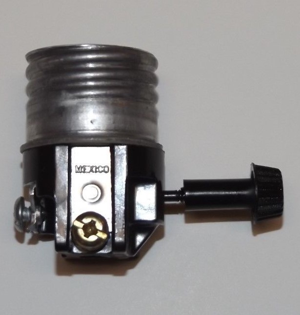 LEVITON ON/OFF TURN KNOB INTERIOR LAMP SOCKET NEW 30119J