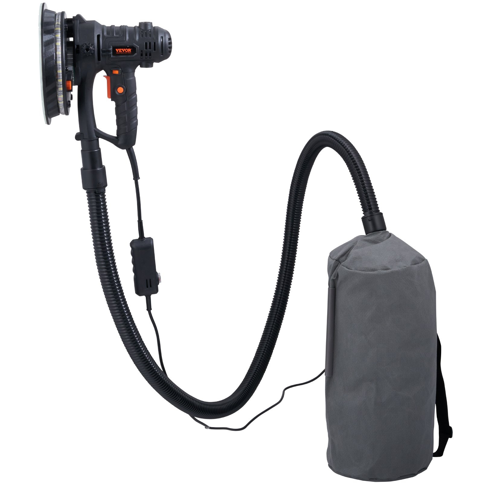 Drywall Sander 800W Electric Wall Sander w/ Vacuum LED Variable Speed