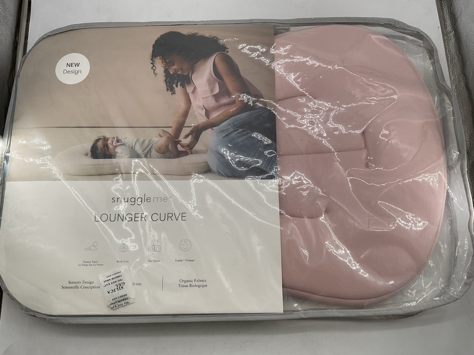 Snuggle Me Lounger Curve Pink Color NEW (A379)