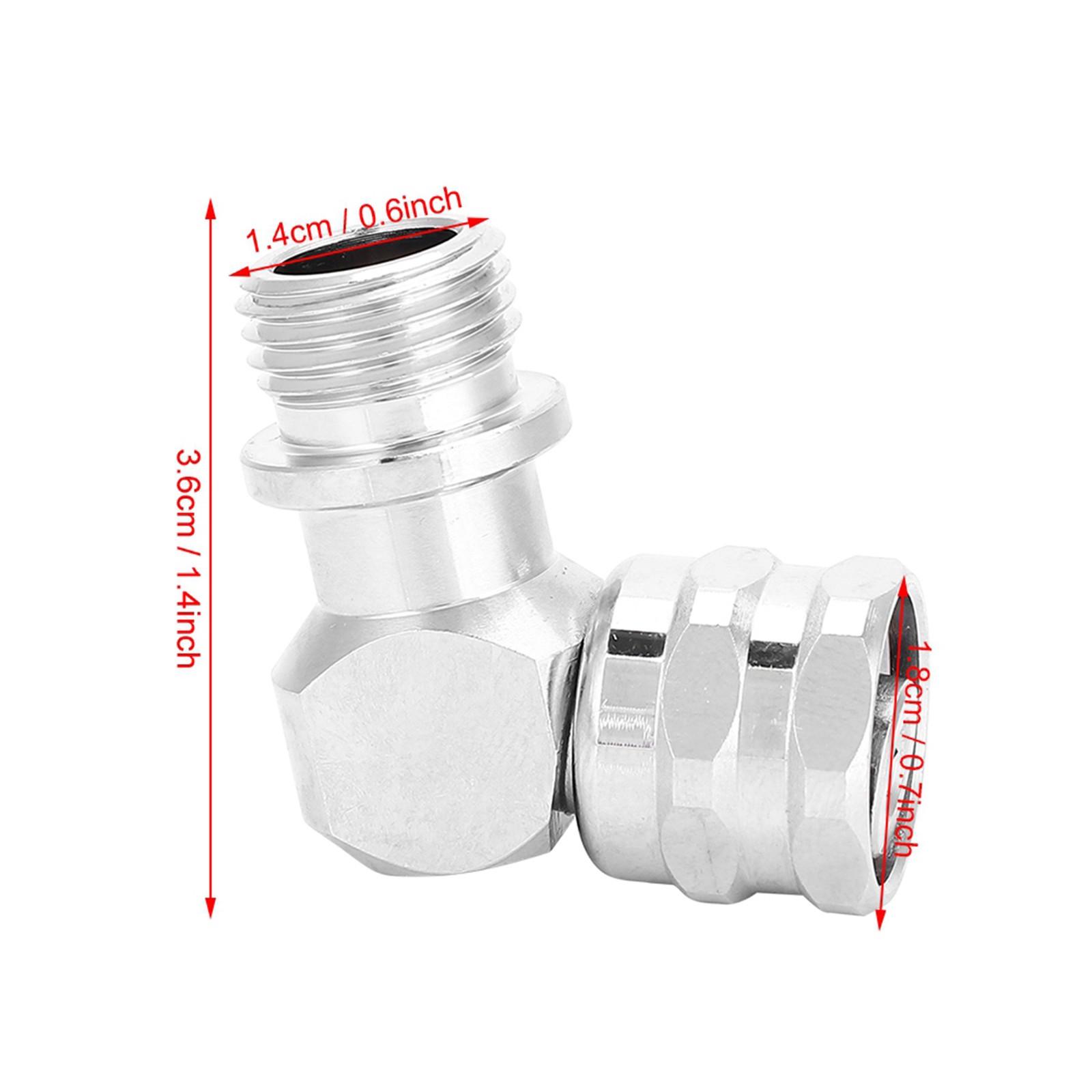 Chrome Plated Brass Diving Regulator Adapter For Scuba Diving ODWR