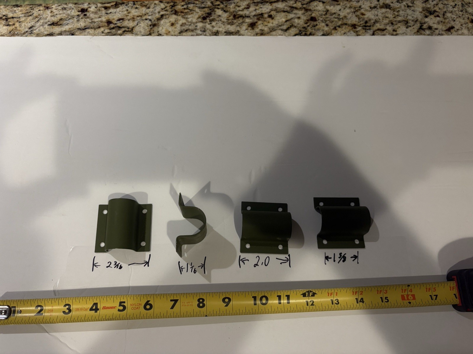 Linear bearing seat guides for vintage airplanes, Lot Of Four