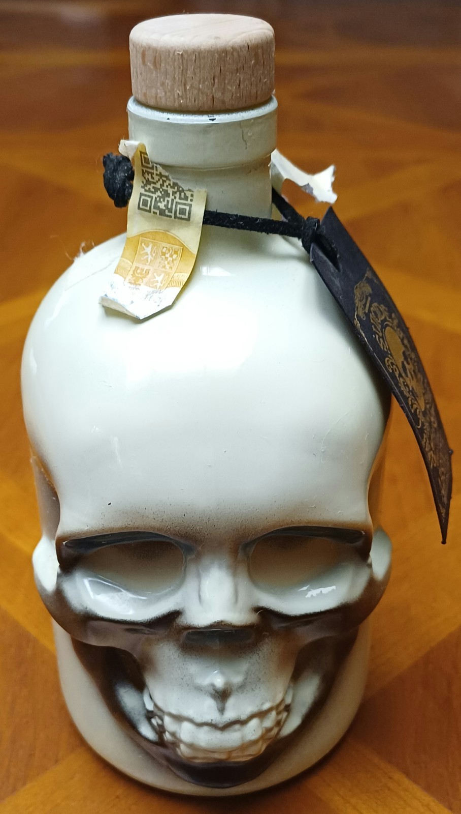 ABSINTH, SUICIDE ABSINTH, SUPER STRONG, HILL'S, 500ML, SKULL, EMPTY BOTTLE