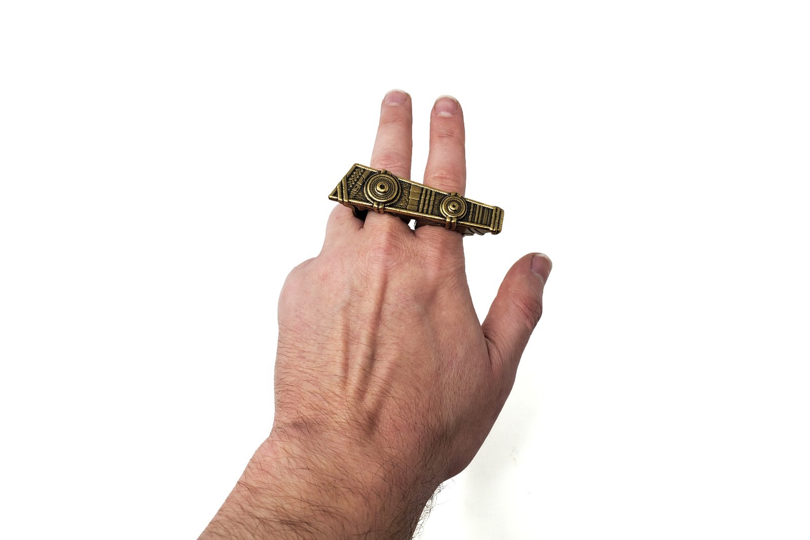 Dr Strange Sling Ring - Antique Gold - Made From Metal!