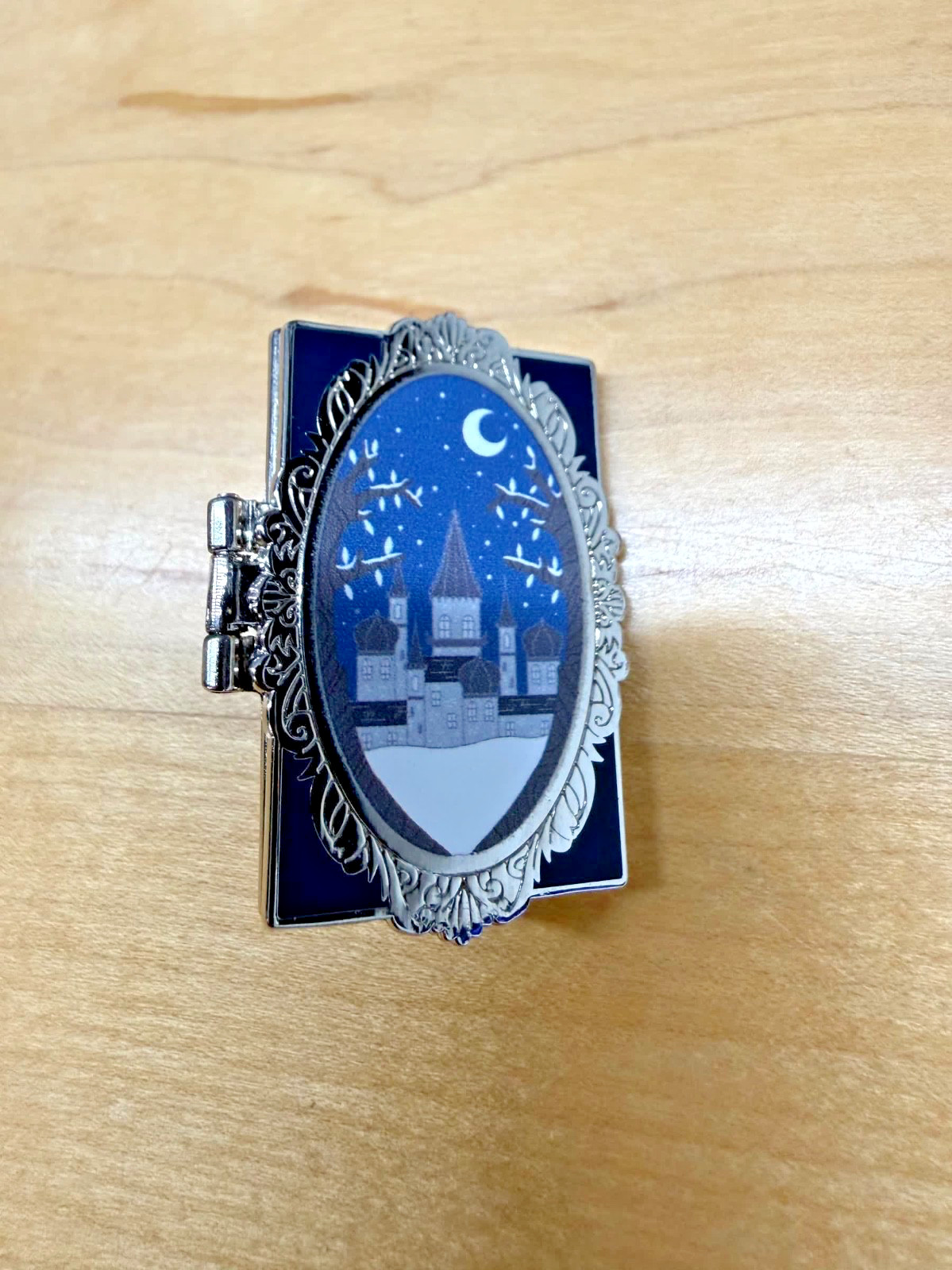 Owlcrate Treasured Tomes Pin Spinning Silver Naomi Novik 7 Of 12 Pin Only