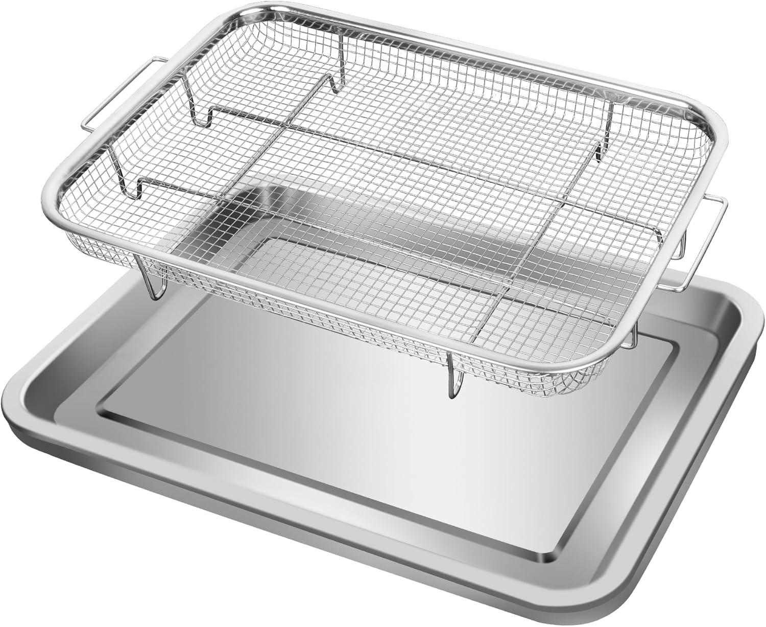 Air Fryer Basket for Oven 15 x 11 Inch Stainless Steel, Air Fryer Accessories