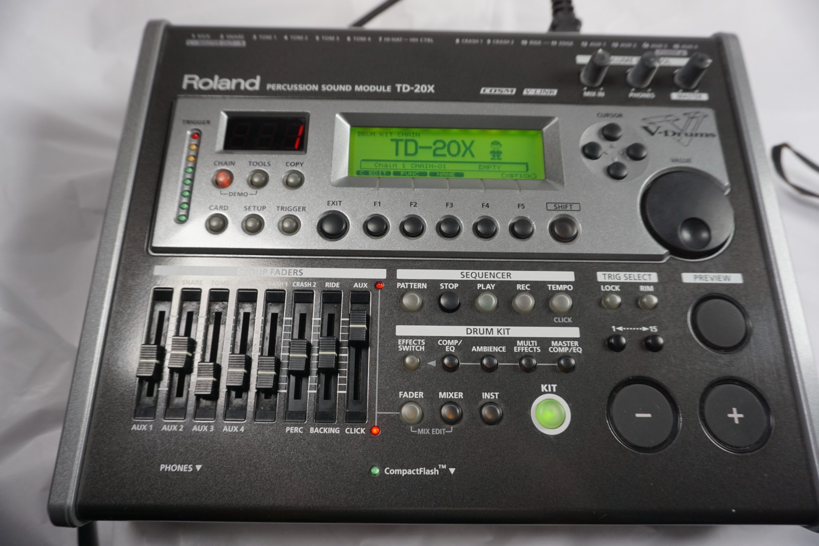 Roland TD-20X V-Drums Percussion Sound Module Good GP