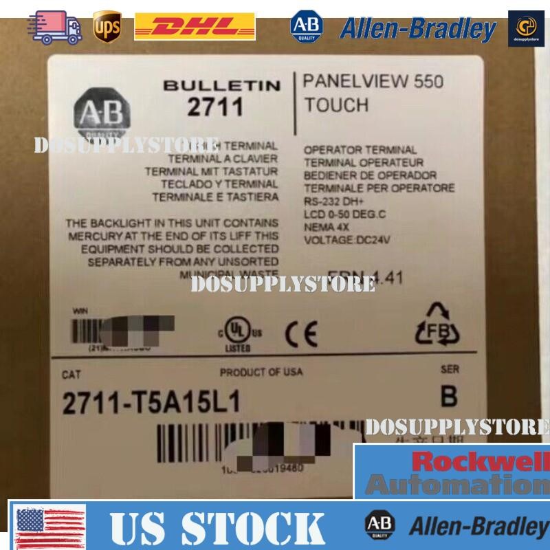 New ALLEN BRADLEY PANELVIEW 550 2711-T5A15L1 2711 T5A15L1 Free Ship