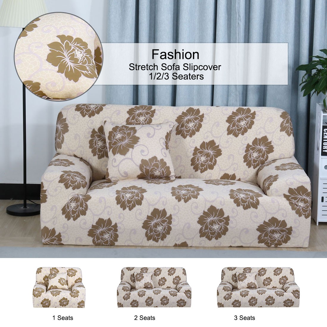 Geometric Seats Sofa Chair Seat Cover Slipcover