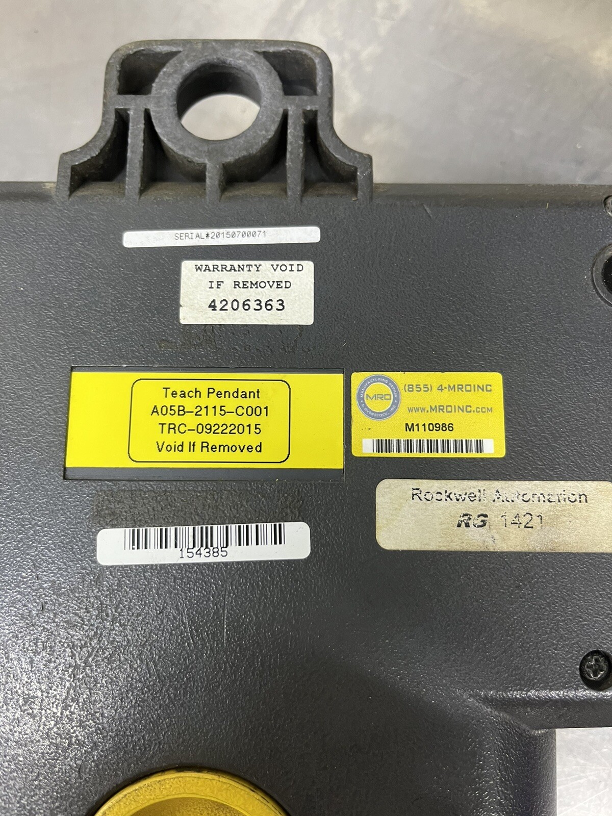 Fanuc Robot Teach Pendant A05B-2115-C001 Untested
