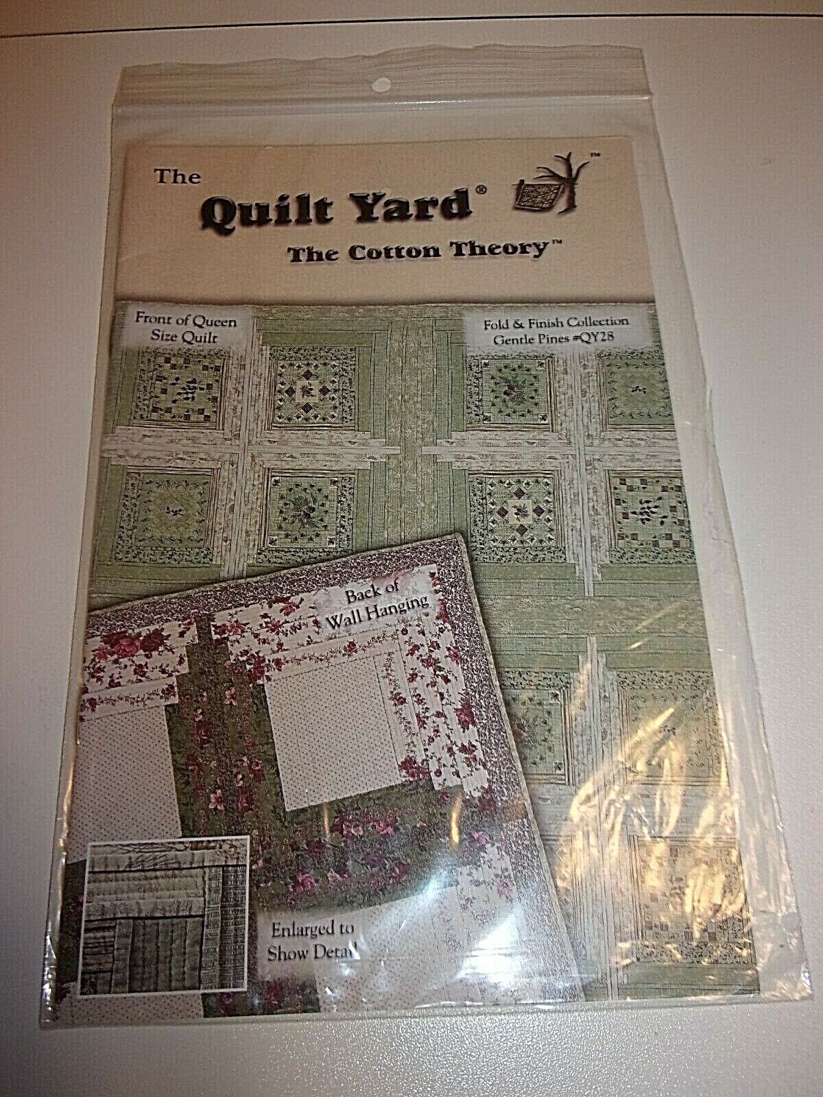 THE QUILT YARD - THE COTTON THEORY, "GENTLE PINES" QUILT PATTERN