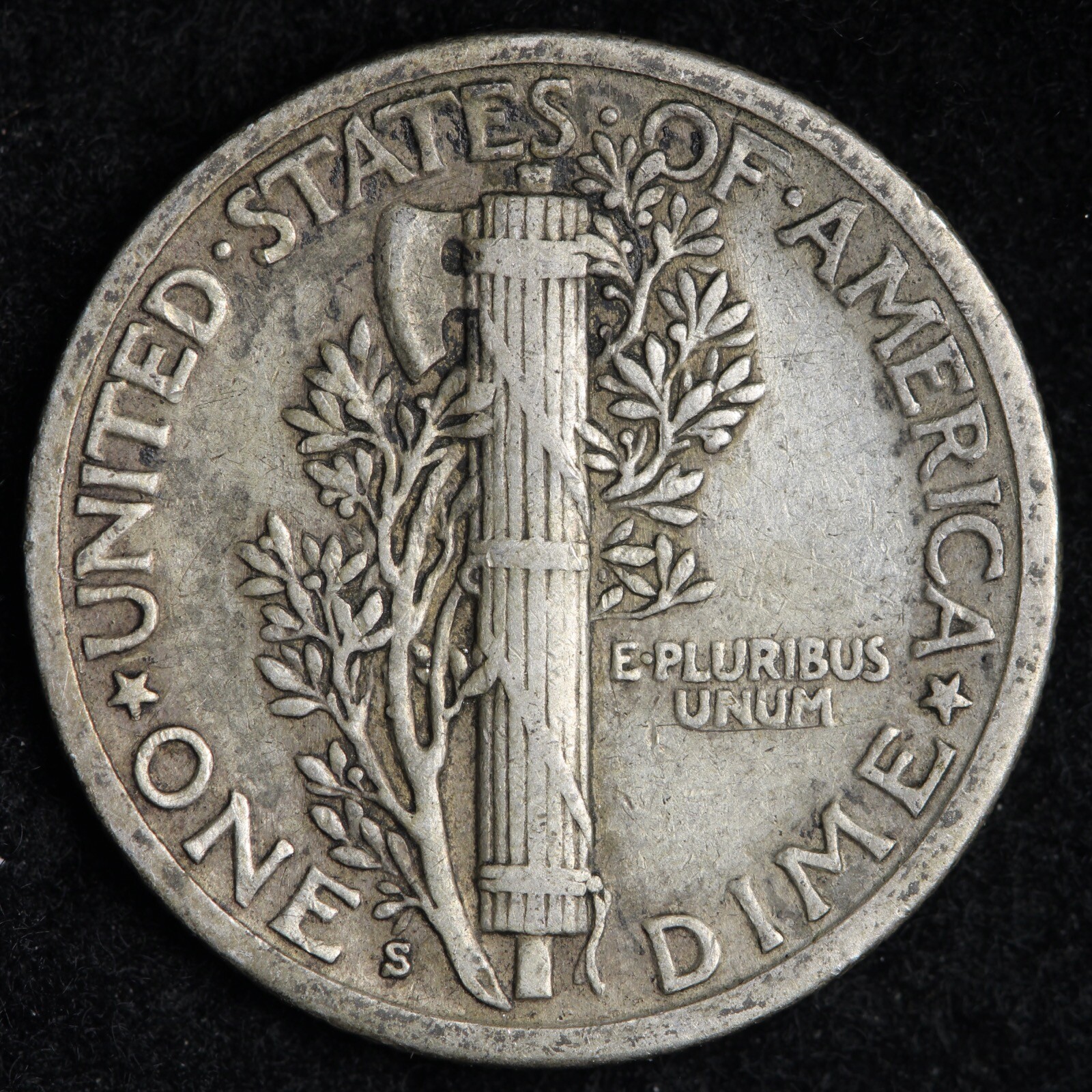 1927-S Mercury Silver Dime CHOICE XF E287 DN