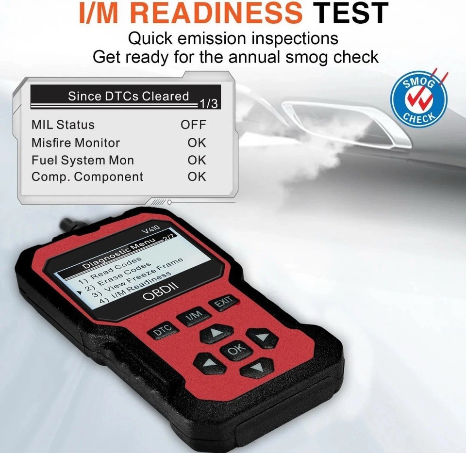 New OBD2 Code Reader Diagnostic Tool – Check Engine Scanner V410 for Car & Truck