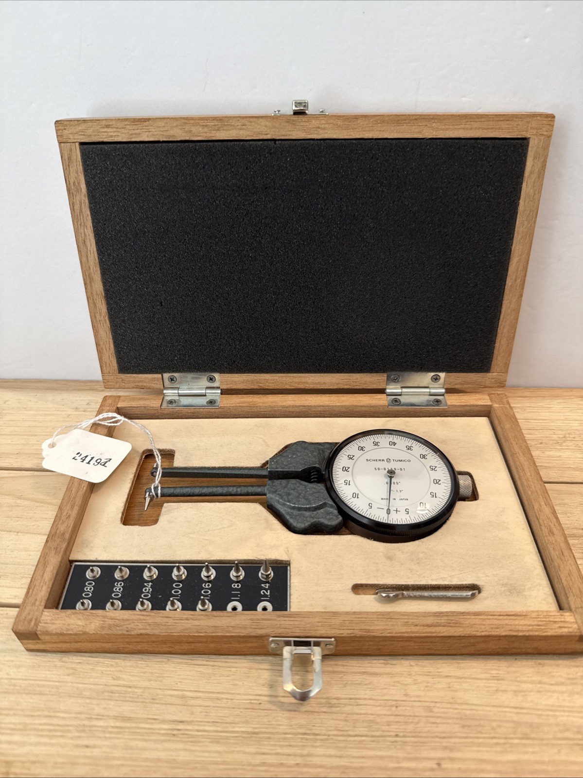 Machinist Tool - Scherr Tumico Dial Caliper Gage 50-0139-01 Made In Japan RARE