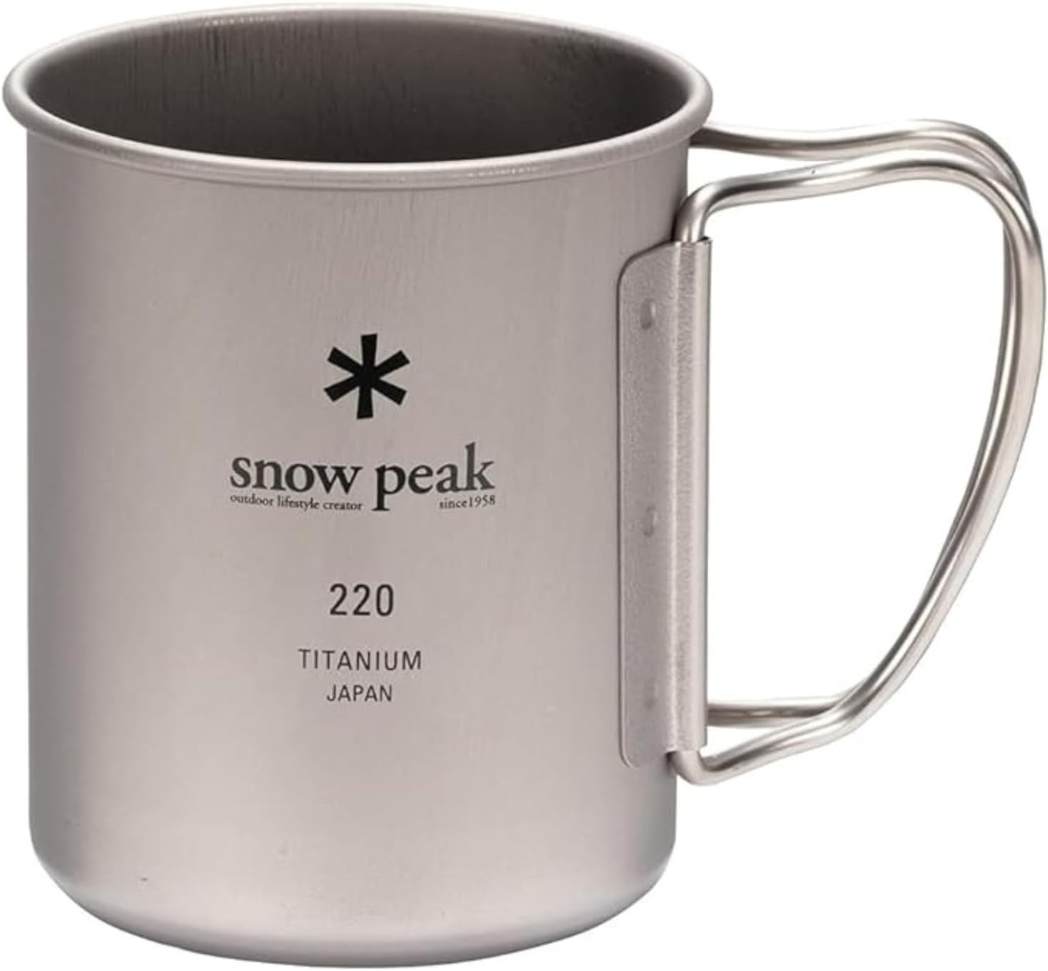 snow peak Titanium Single Mug 220 MG-141 220ml Japan