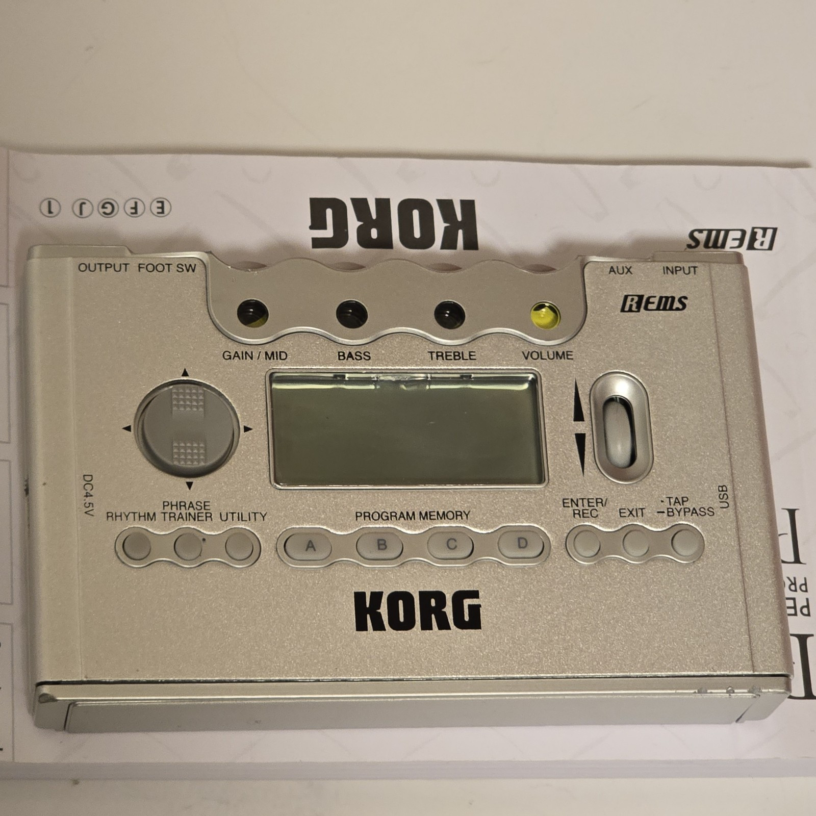 Korg Pandora PX5D Personal Multi Effects Processor Works Great NICE