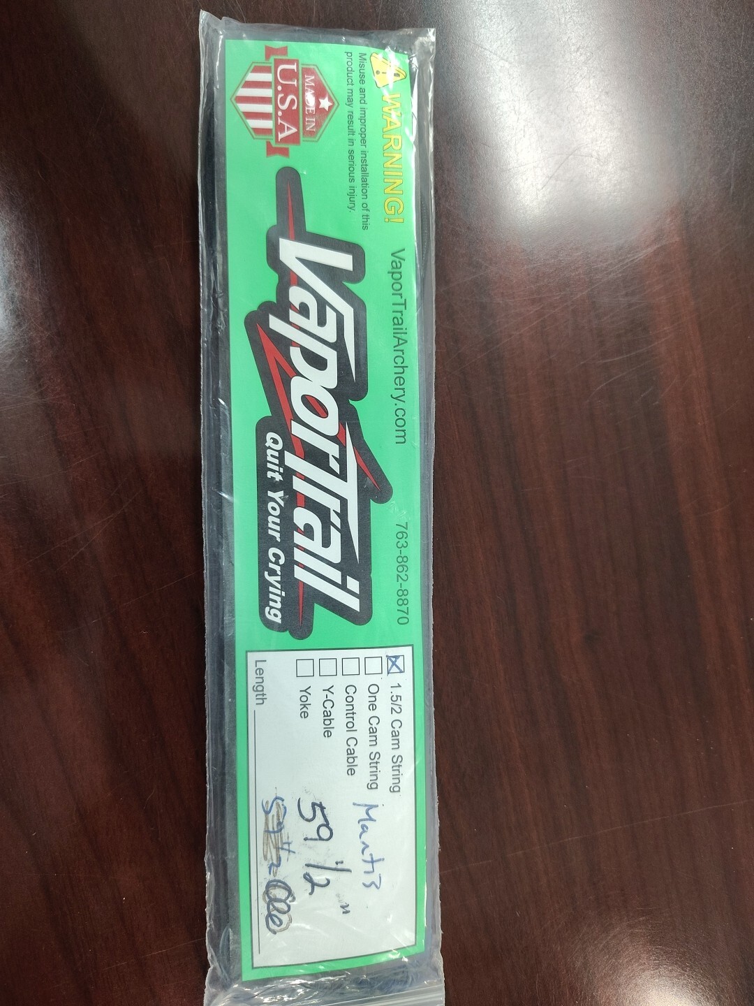VaporTrail 1.5/2 Cam String 59 1/2 "