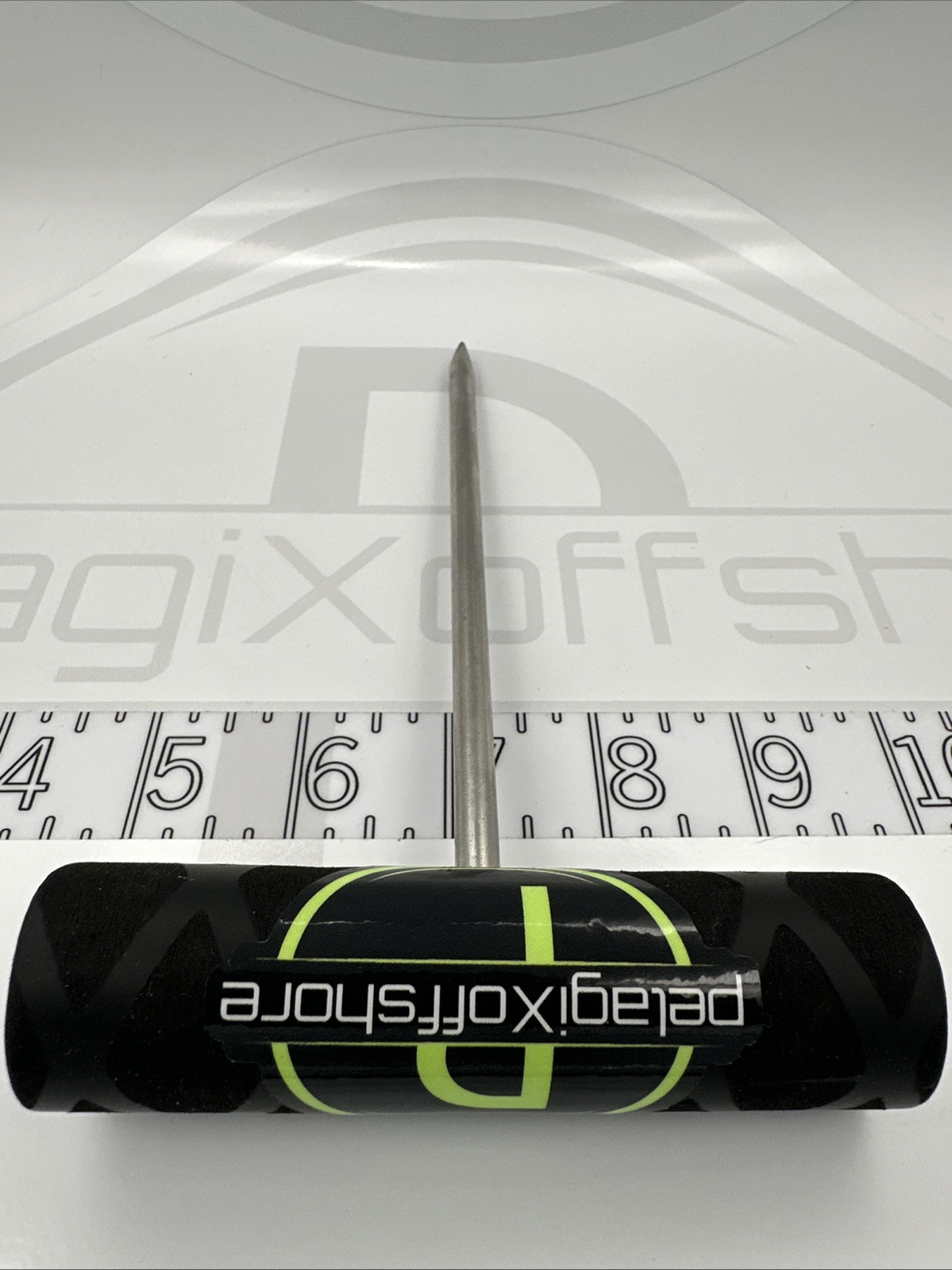 7'' Tuna Spike / 316 Stainless Steel w/ 4'' Diamond Grip Handle FREE SHIPPING