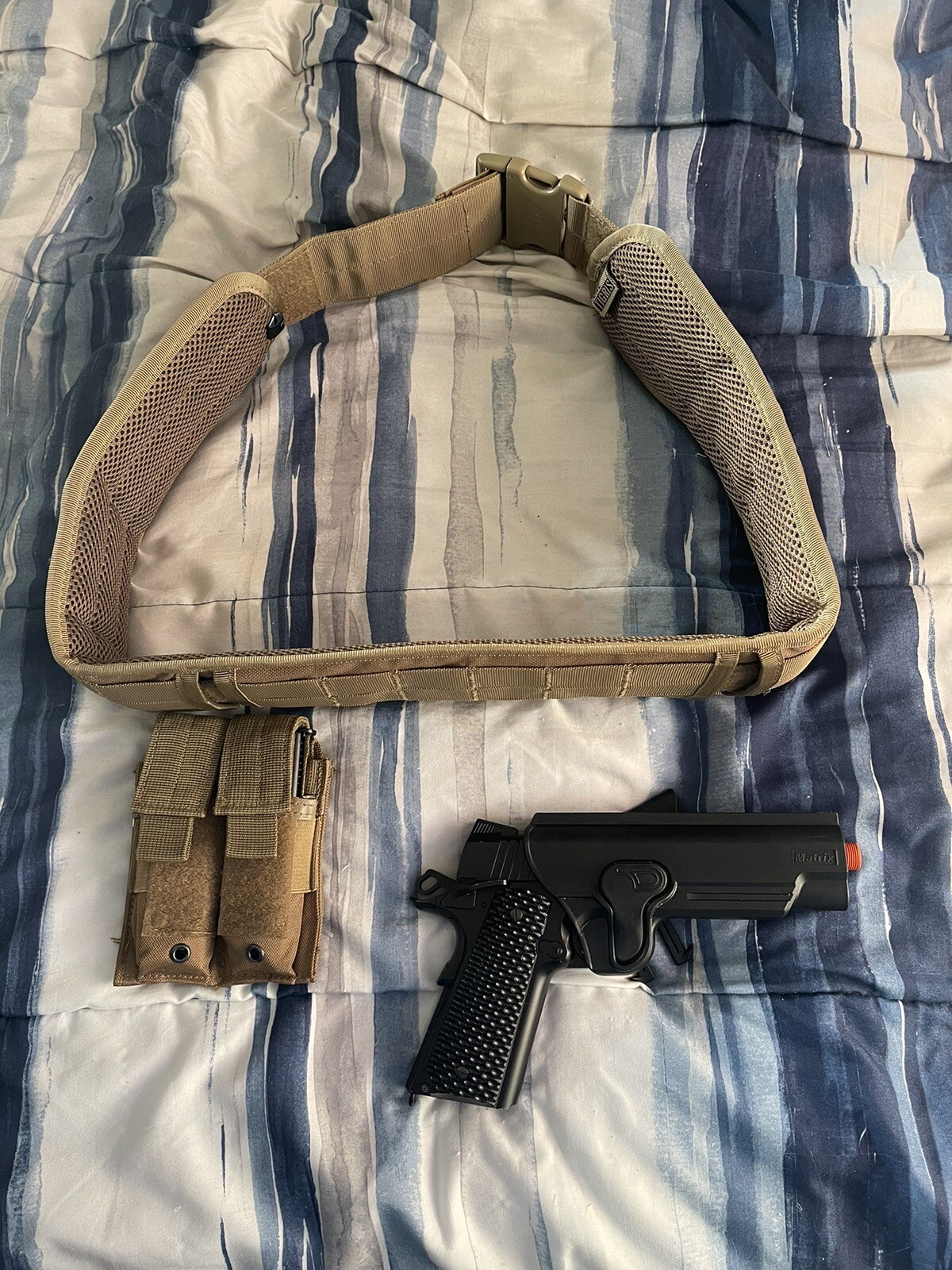 Assorted Airsoft Guns - Sniper, AEG, Two CO2 Pistols + Accessories