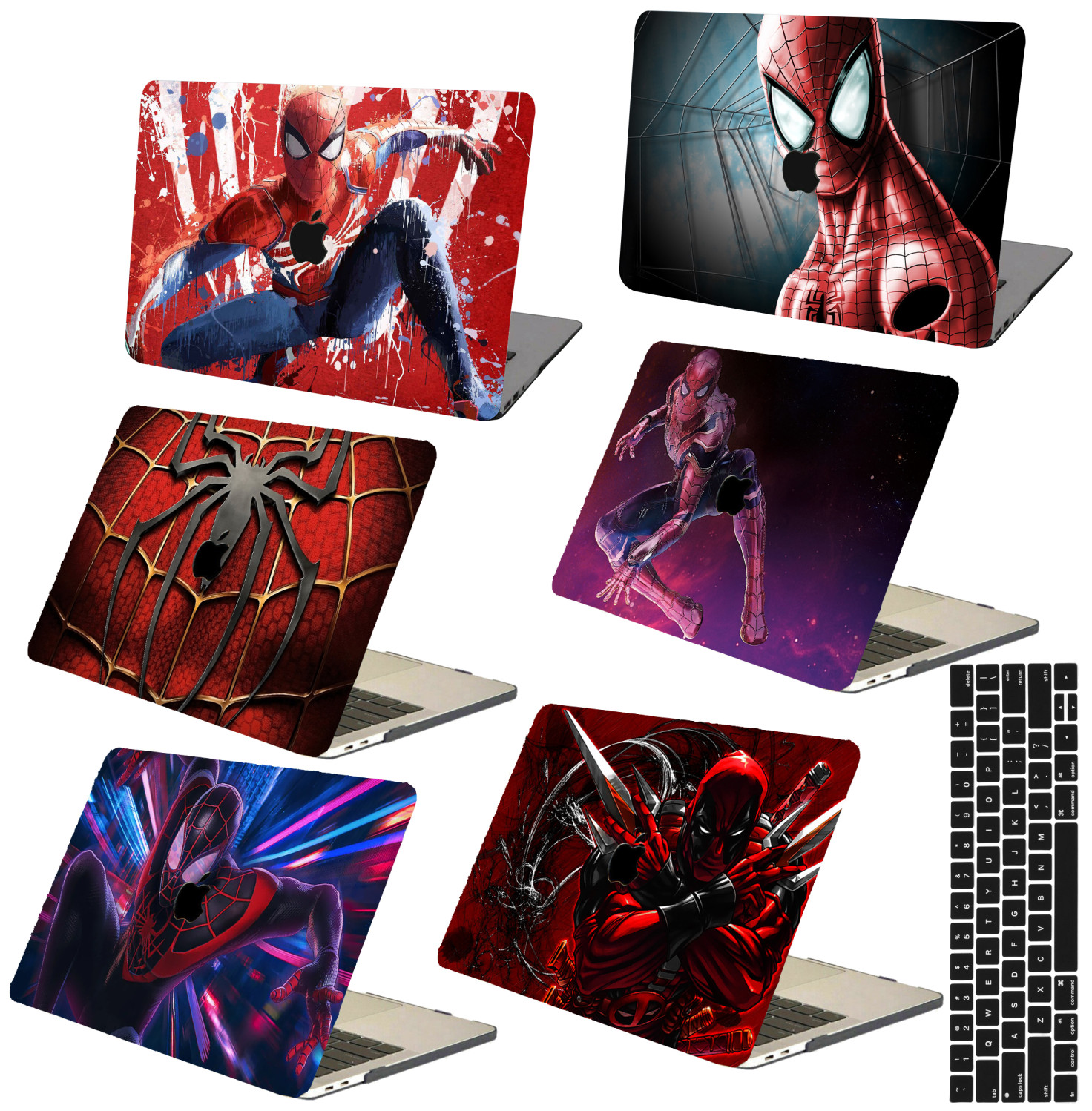 Spider Man Anti Scratch LaptopRubberized Hard Case Cover For New MACBOOK Air/Pro