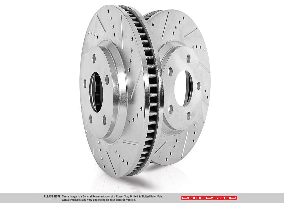 Powerstop     Power Stop Jbr1558evc Front Evolution  Geomet Coated Brake Rotor