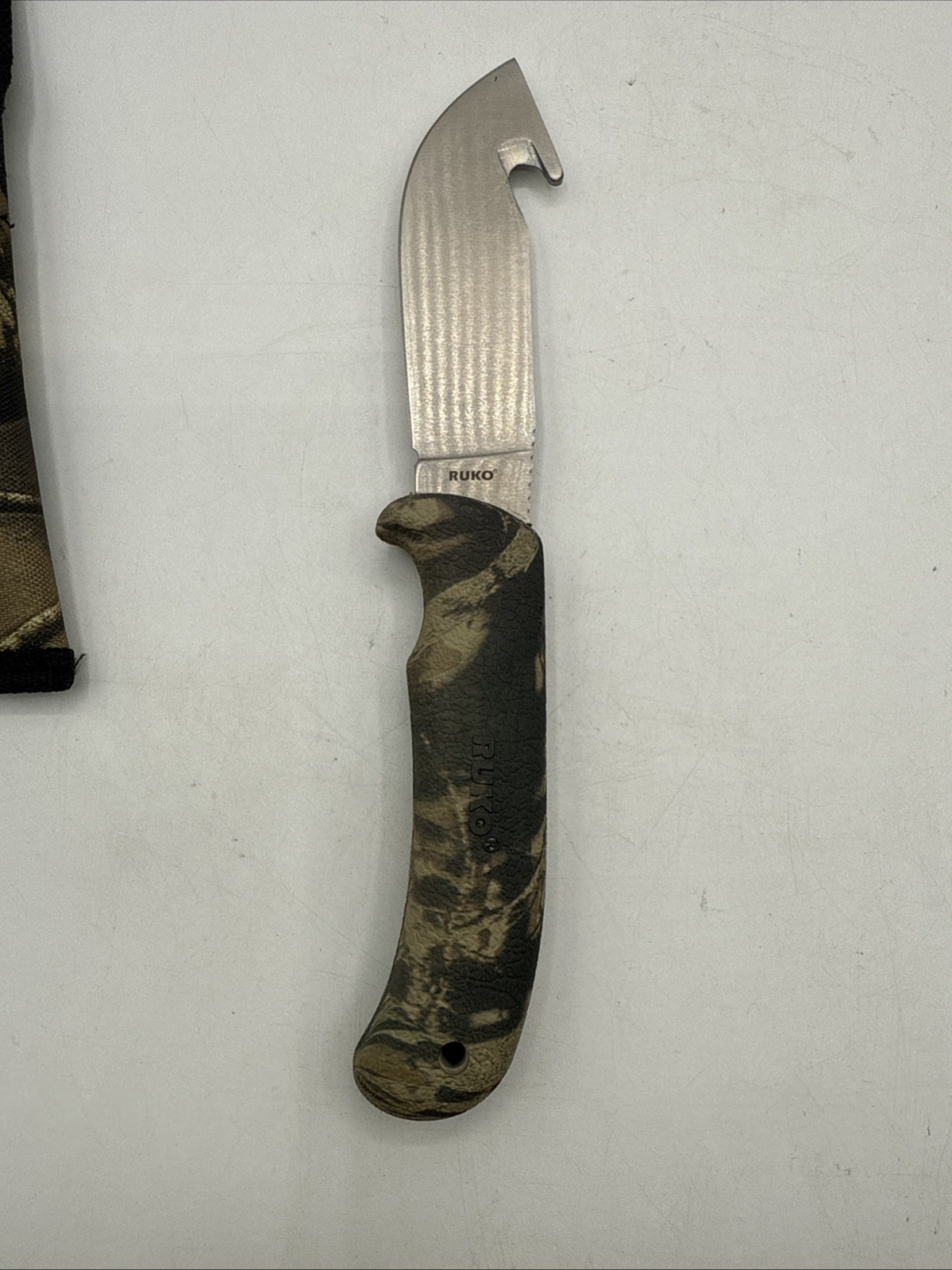 RUKO fixed blade Camo Hunting Knife