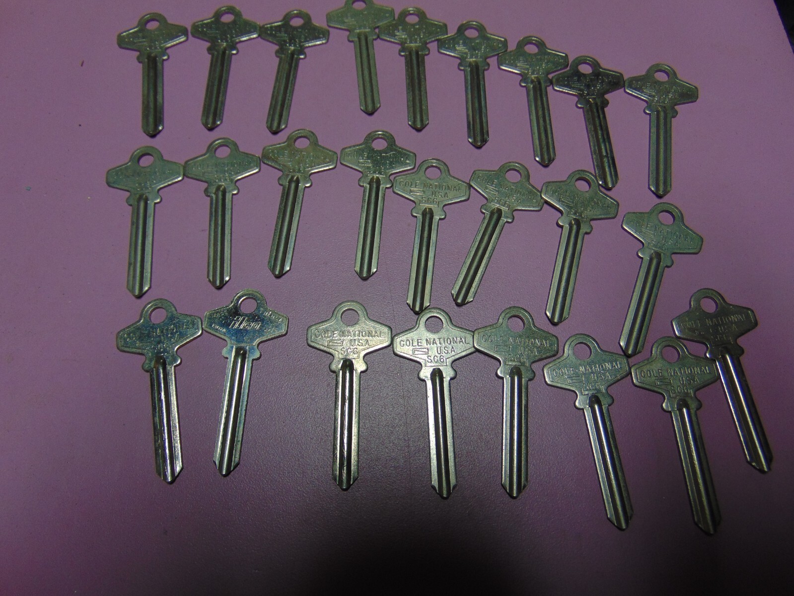 25 KEYS SCHLAGE SC6 KEYS UNCUT LOCKSMITH