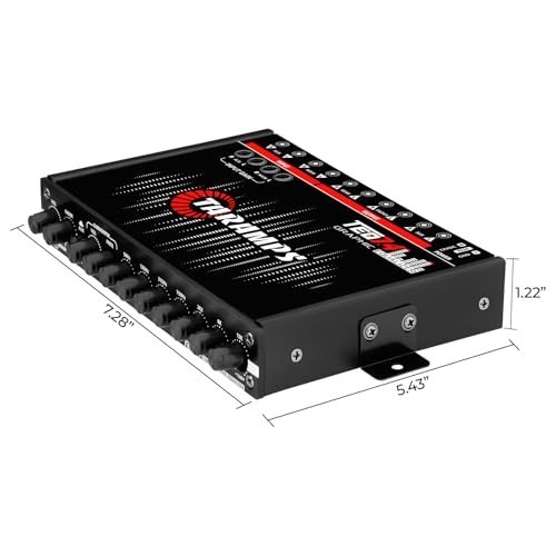 Taramps 7-Band Stereo Car Audio Graphic Equalizer RCA Input Output