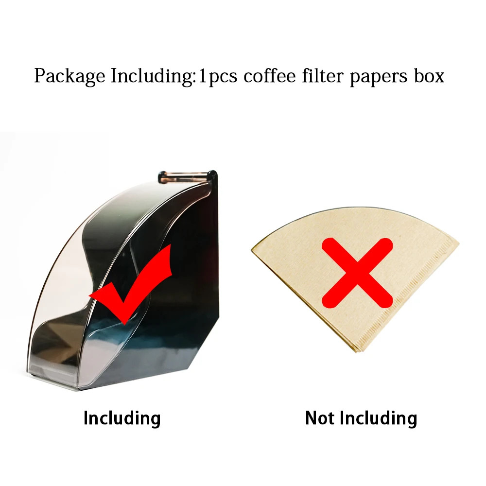 New Acrylic Coffee Filter Paper Storage Holder,Filtering Papers Storage Rack