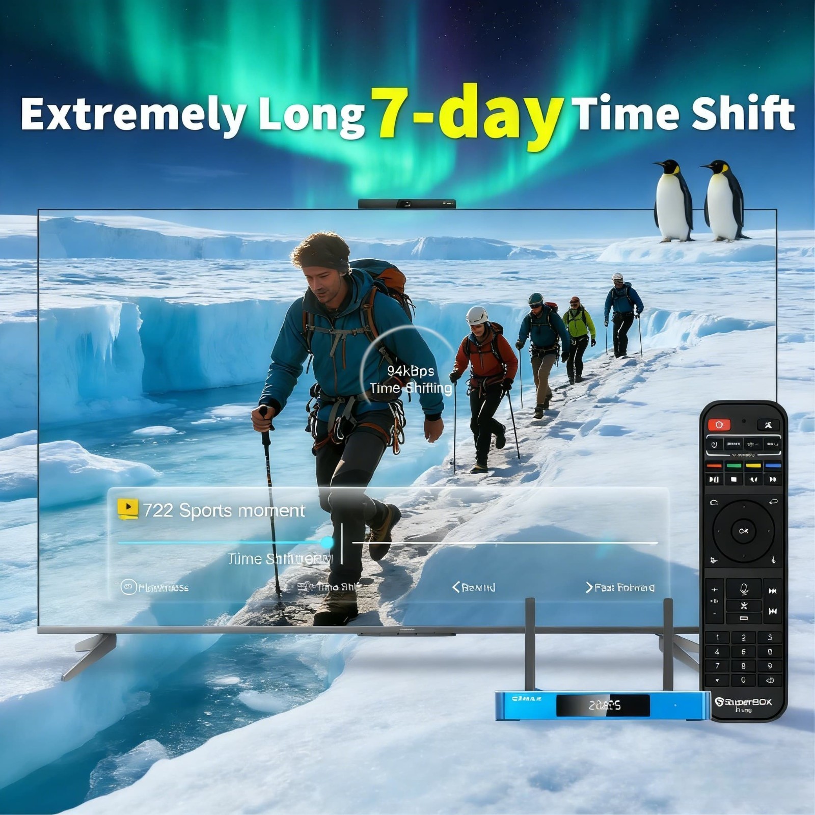 SuperBox S7 Max Smart TV Box Media Player HD Streaming Box Latest Version