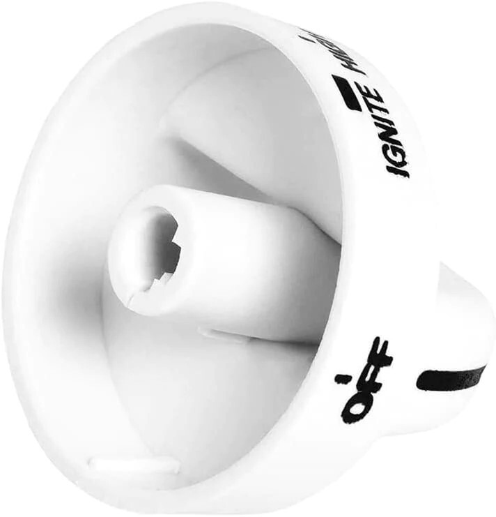 8273104 White Top Burner Knob for Whirlpool Range*