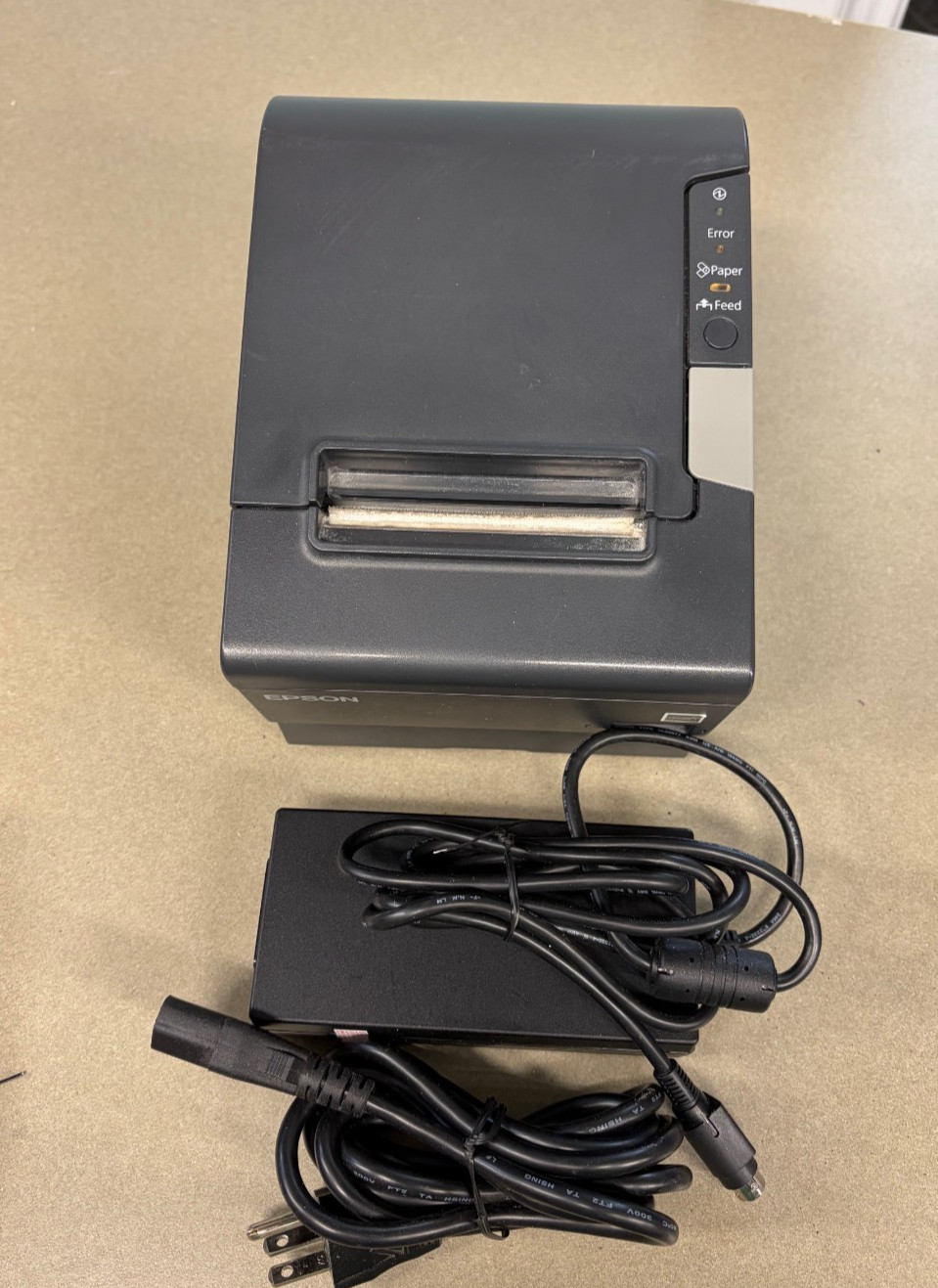 EPSON TM-T88V M244A THERMAL RECEIPT PRINTER POS Power Supply & Interface Include