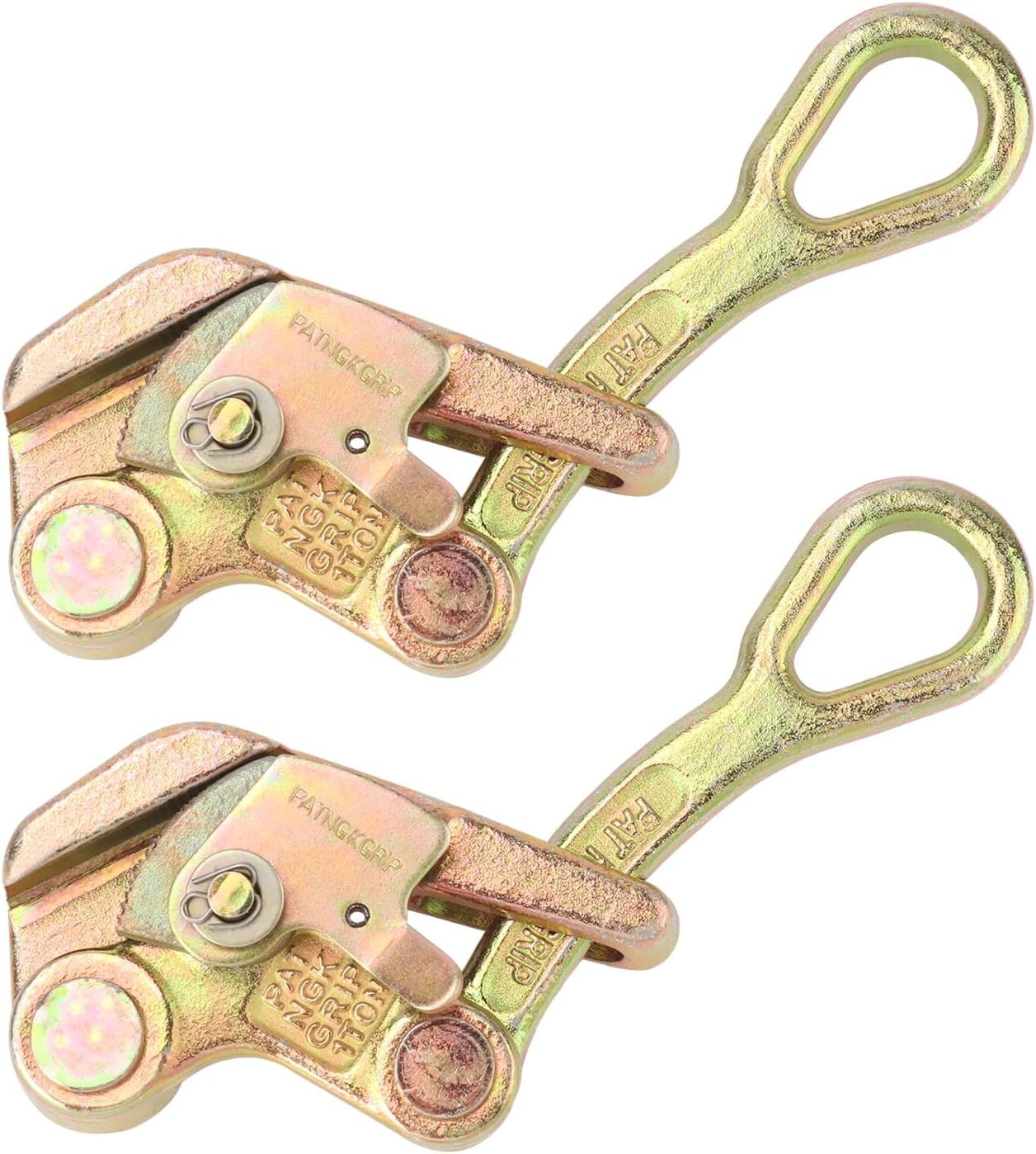 2 Pack 2T Cable Grip 4409 lbs Wire Gripper Wire Rope Tightener NEW SEALED