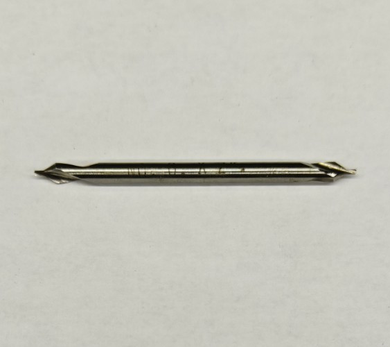 Kromhard #0 Combined Drill and Countersink 2" Long HSS 60° USA - Center Drill