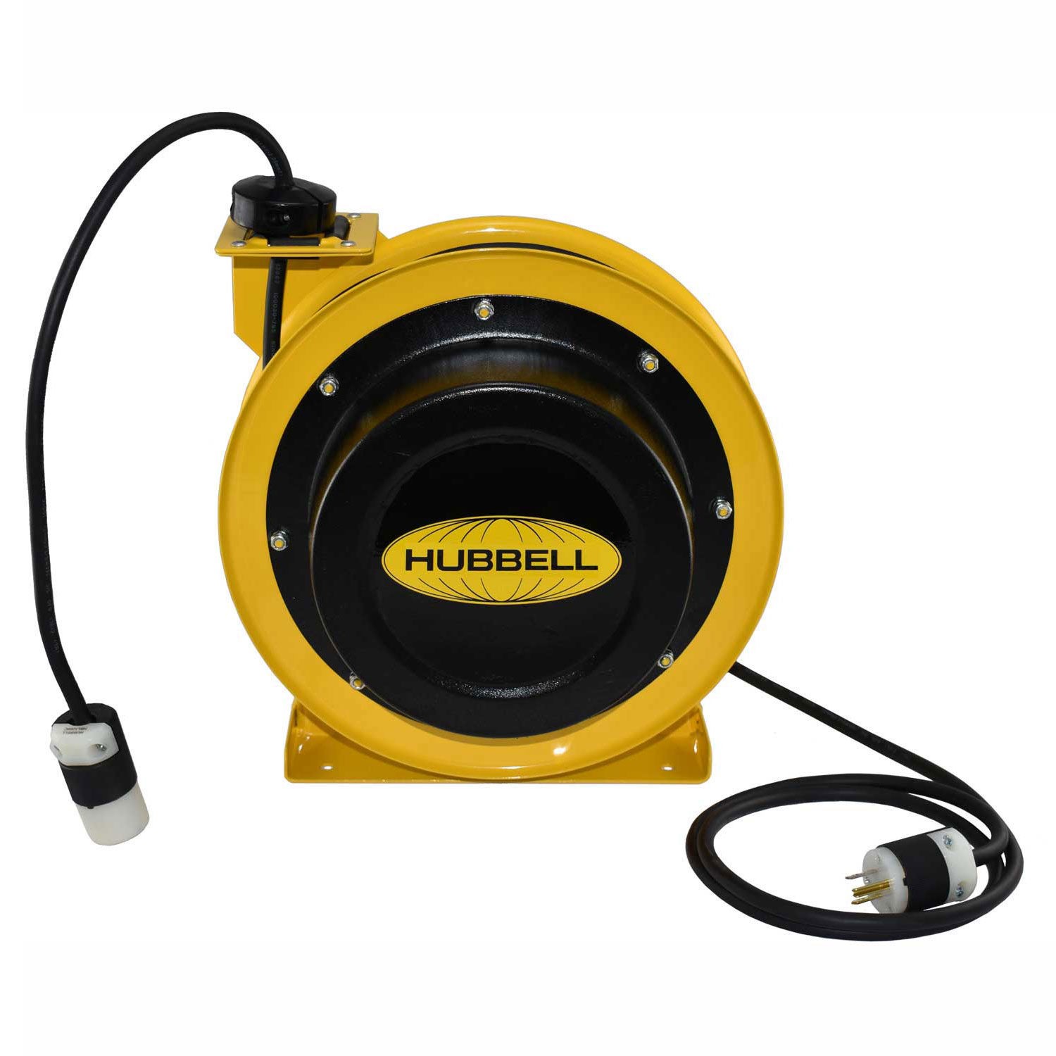 Industrial Duty Cord Reel with Single Outlet 14/3c x 50' Cable GCA14350-SR