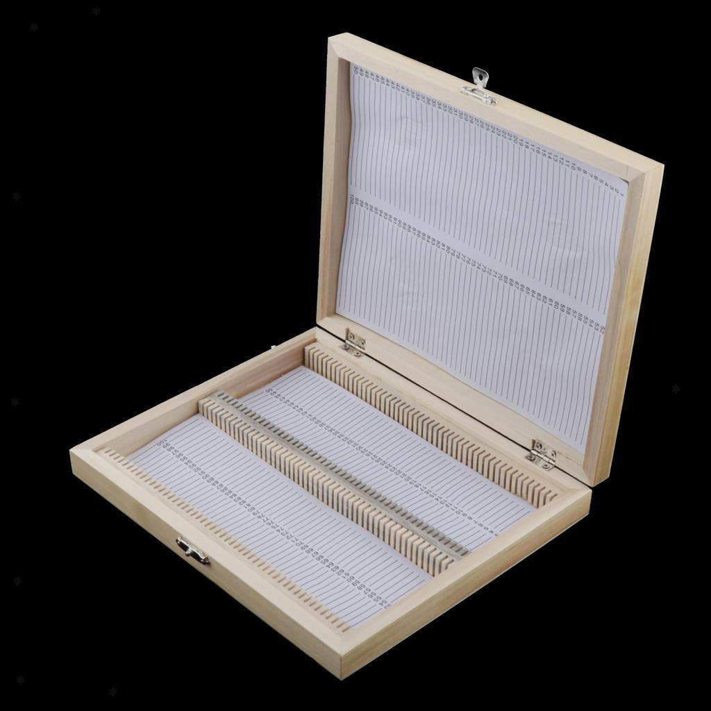 Microscope Storage Box Case Container Slide Holder