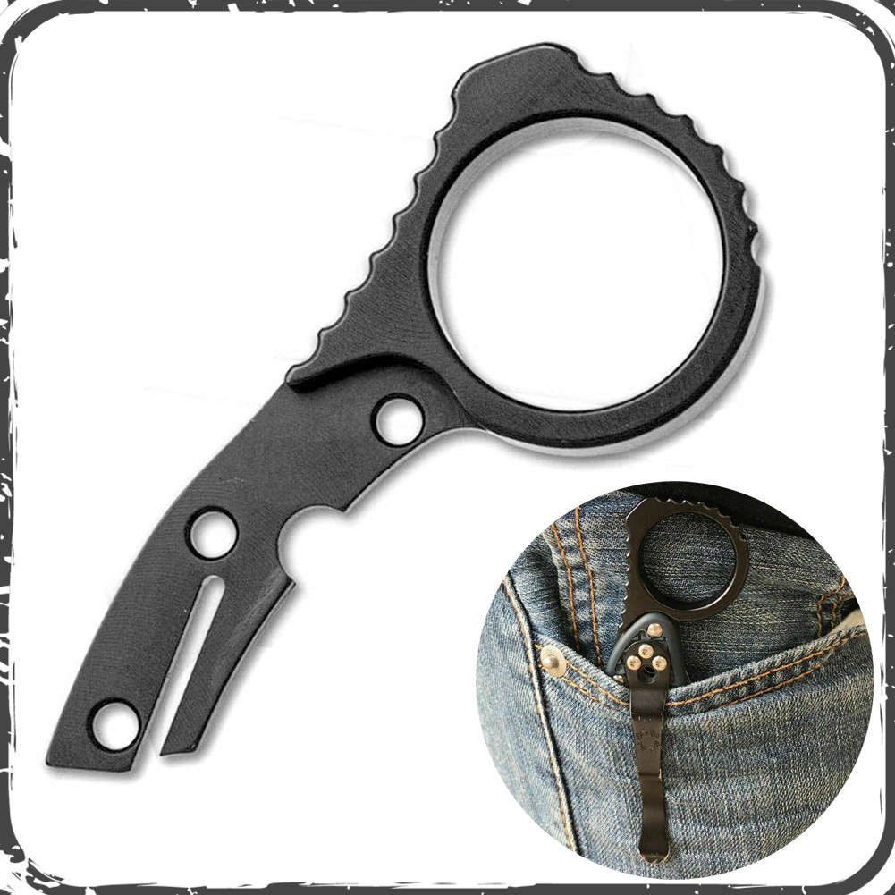 1PC Back Spacer Signet Ring Upgrade Aluminum Alloy For Spyderco Delica 4 Knives