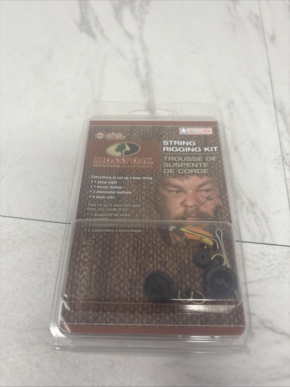 Mossy Oak String Rigging Kit! "Everything needed to set up a bowstring" Made USA