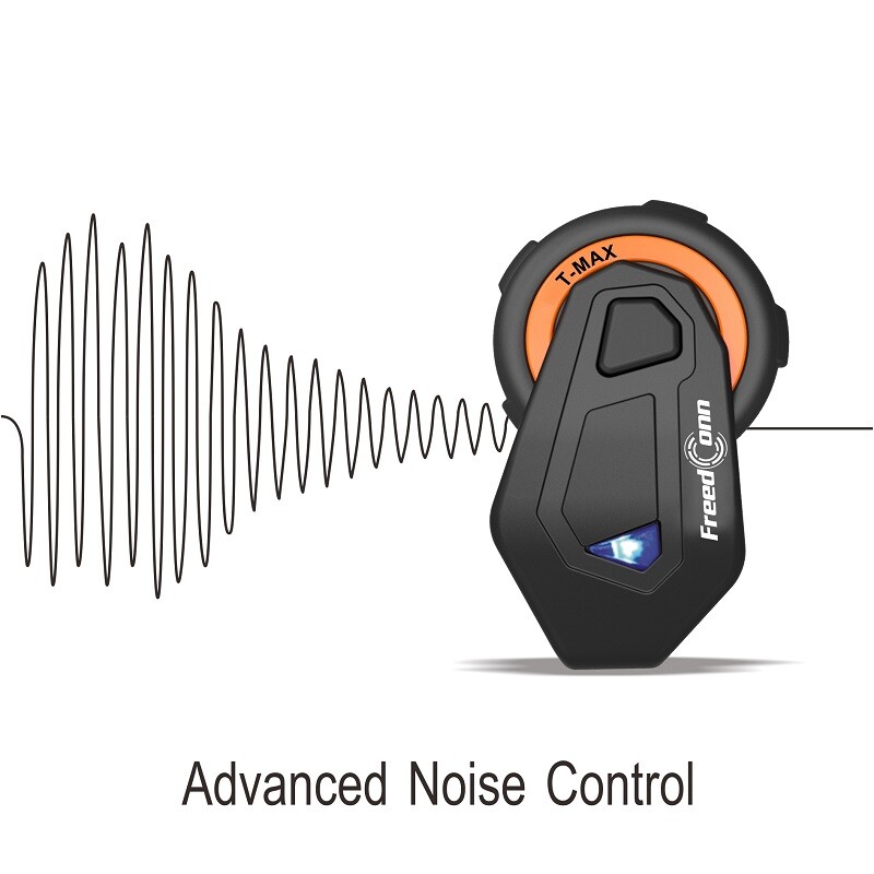 FreedConn New Motocycle Waterproof Bluetooth TMAX-E Group 1000M Intercom Headset
