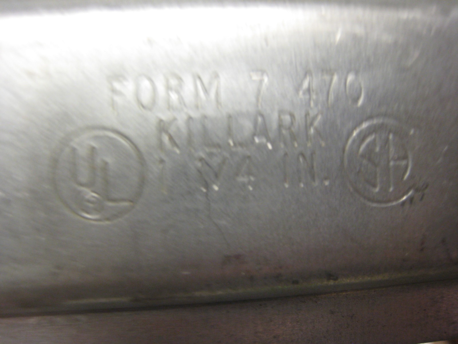 (5 Pcs) KILLARK Form 7 470 1-1/4 in Stamped Conduit Cover 43585108 With GASKETS