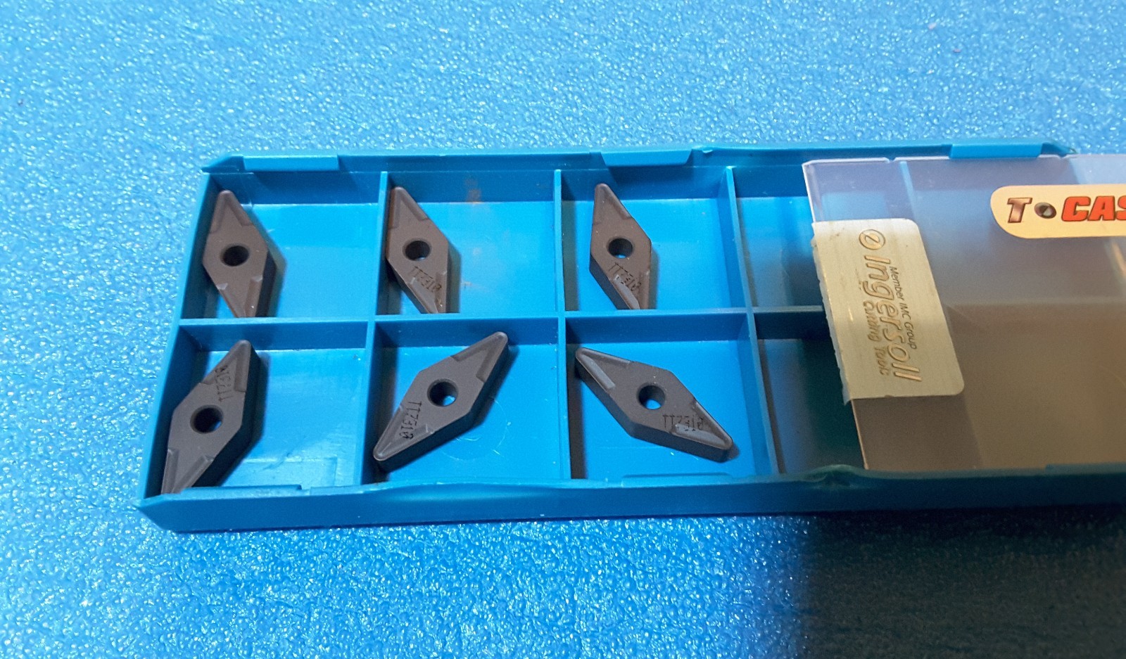 INGERSOLL   VNMG 160412  VNMG 333 TT7310  CARBIDE INSERTS, 6 PCS
