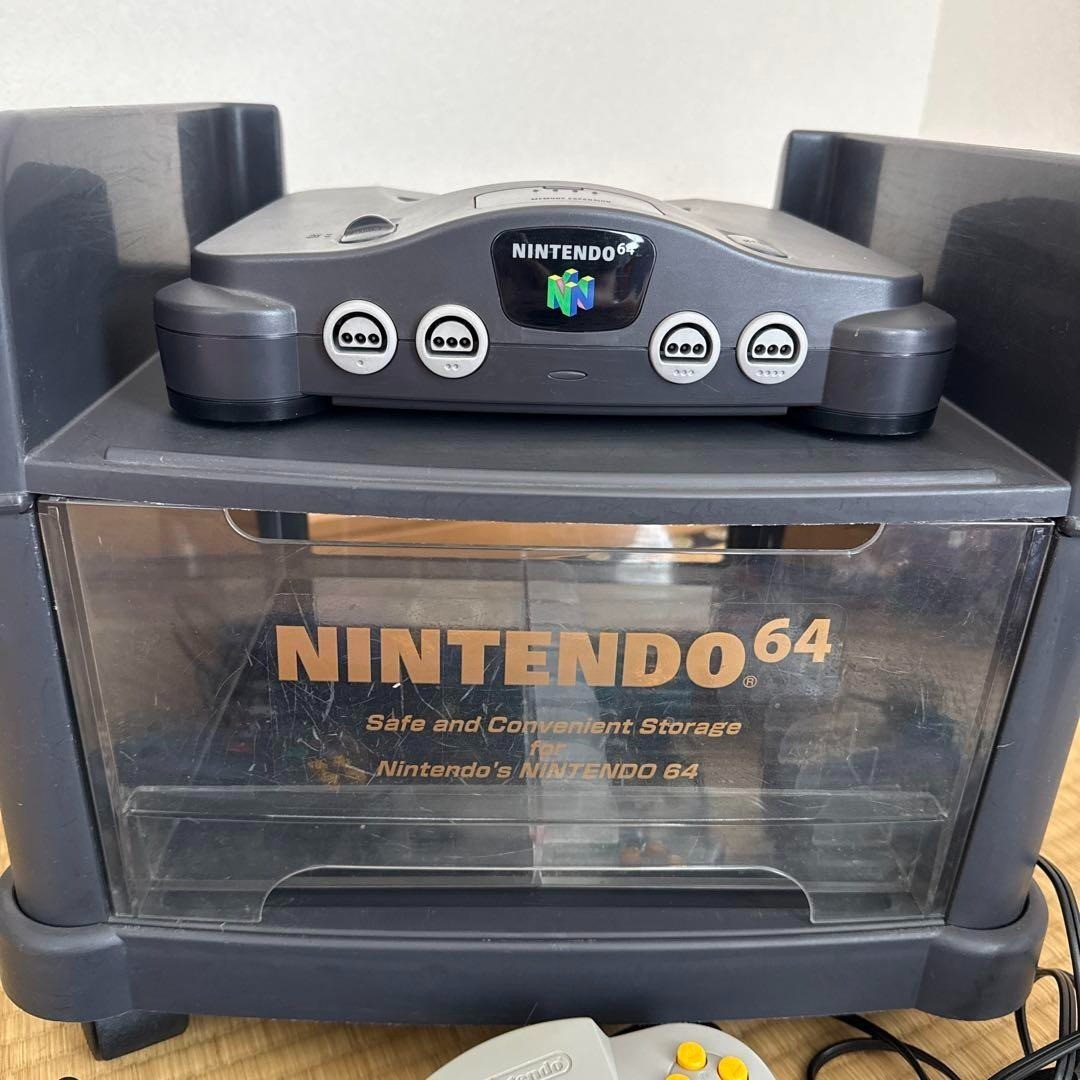 Nintendo 64 N64 Console Japan NTSC-J 4 Controllers + 2 Games Bundle working JP
