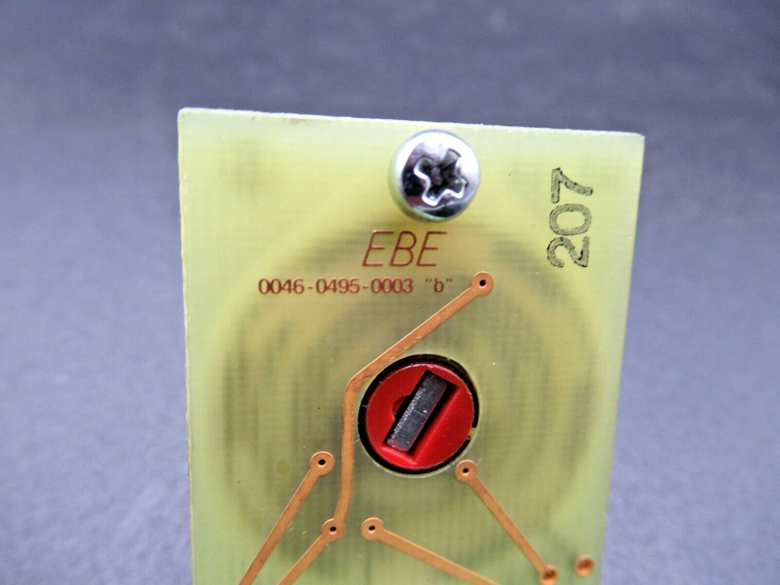 EBE 0046-0495-0003 Selector Knob Switch W PC Board *GREAT CONDITION*