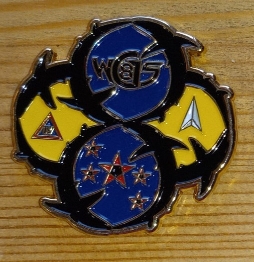 Original / Authentic USAF 45SW Delta IV Med WGS 8 Satellite Mission Launch Coin