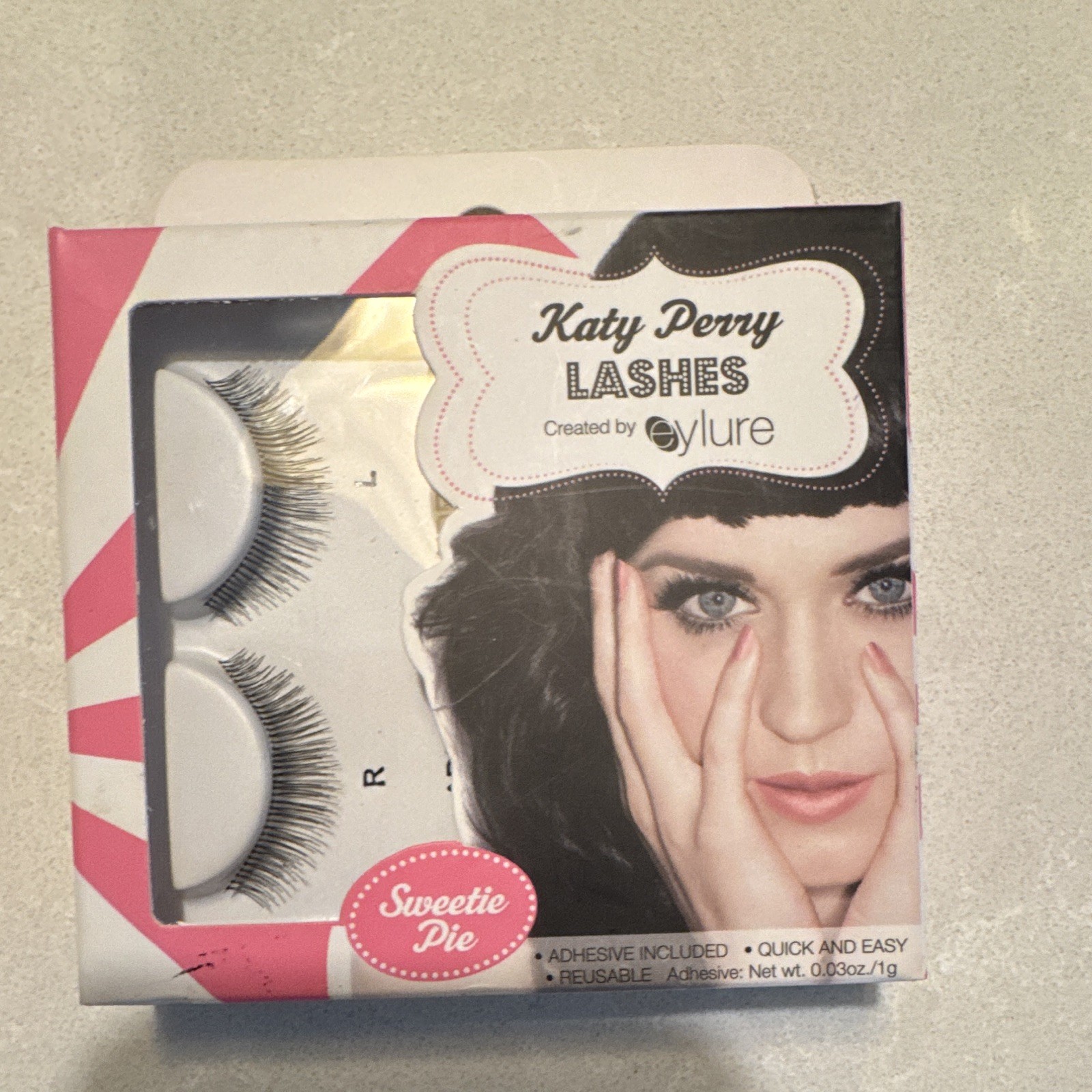 Eylure Katy Perry Lashes Sweetie Pie Strip Lashes Black Short w/ Adhesive