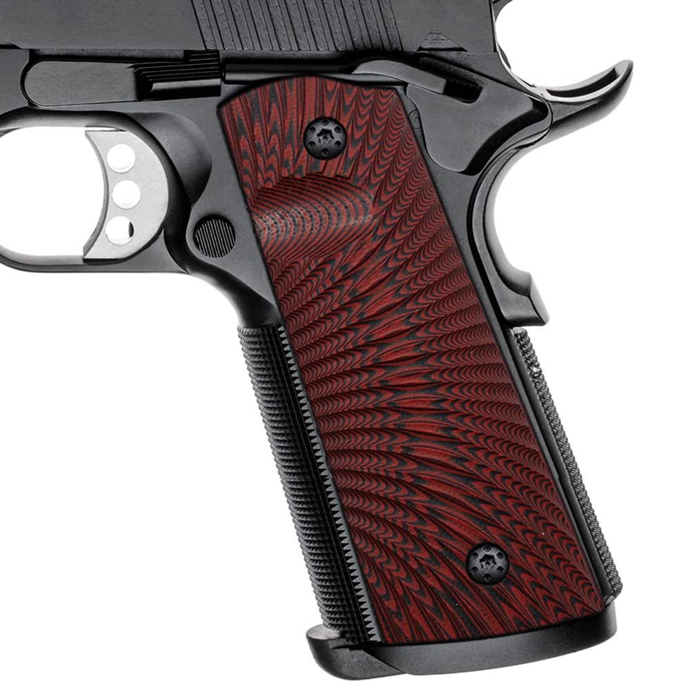 Cool Hand 1911 Grips, Magwell Cut, Full Size(Government/Commander), Sunburst...