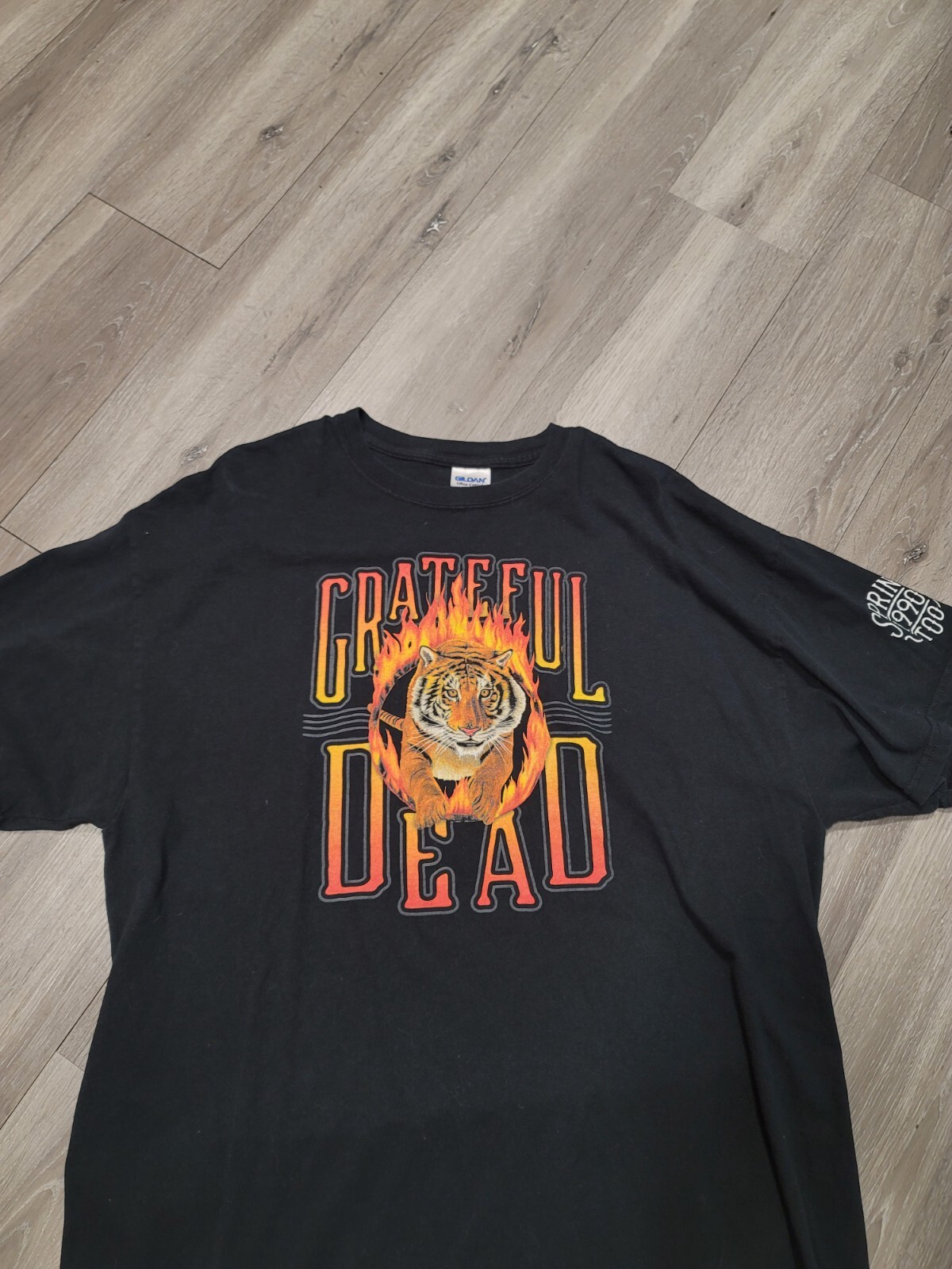 VINTAGE Grateful Dead T-Shirt Spring 90's TOO Tour RARE XL Gildan