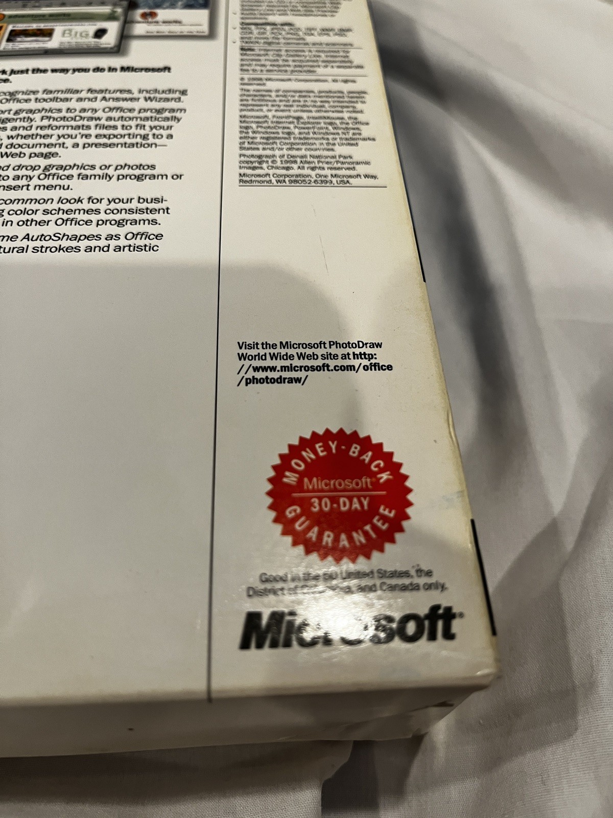 Sealed Microsoft PhotoDraw 2000 V1 Rare Charity Edition Unarchived Extra Program