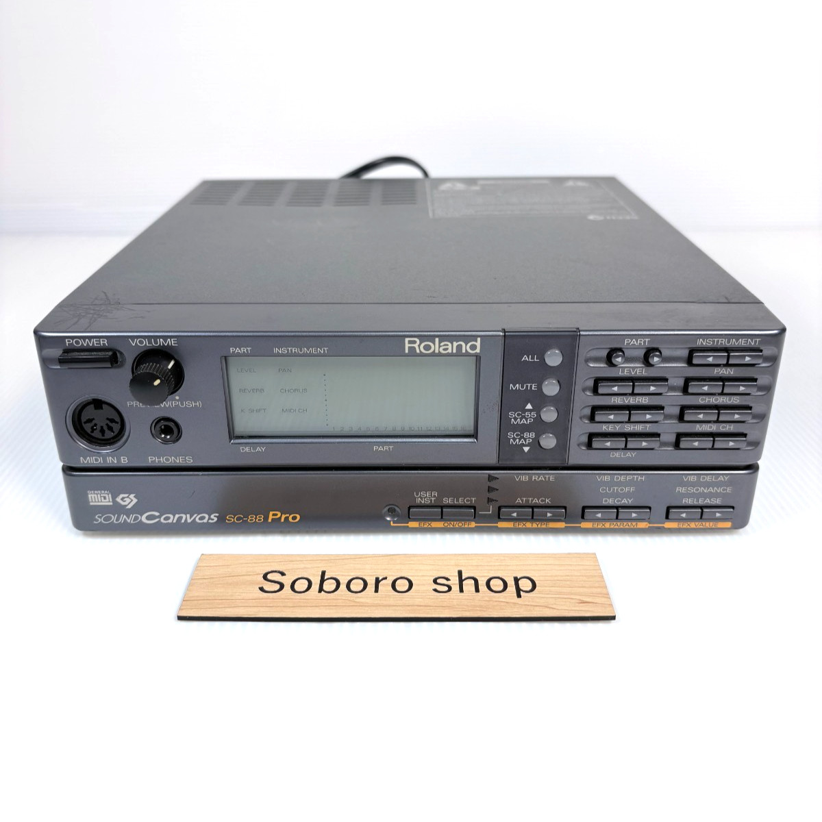 Roland SC-88 Pro Sound Canvas Professional MIDI Sound Module Tested Working