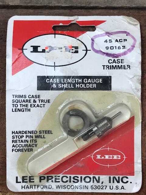 Lee Precision Case Length Gauge & Shell Holder 45 ACP 90162